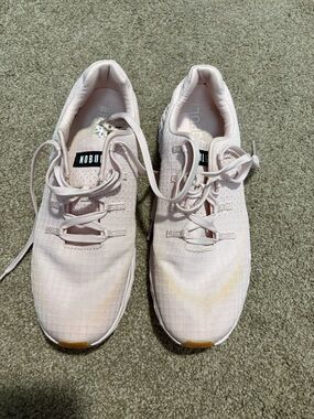 Mens NOBULL ripstop trainer, rose pink, size 8.5